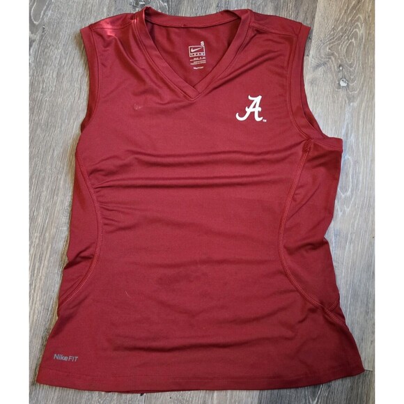 Nike Tops - Nike Alabama Crimson Tide Dri-FIT Sleeveless Athletic‎ Shirt Top Small